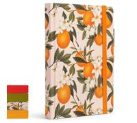L’orange Lined Journal + Pen - Hardcover Journal Notebook Silver Embossing | Lined Journal + Pen - Premium Hardcover Diary Notebook with 160 Lined Pages & Ribbon Bookmark - 15.24 × 20.32 cm