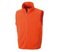 (L, Orange) Result Core Mens Micro Fleece Gilet