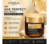 Age Perfect Cell Renew Midnight Eye Cream, Antioxidant Recovery Complex L'Oréal Paris Multi 15ml