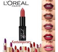 L'Oreal Karl Lagerfeld Contemporary Lipstick, 4 Timeless Shades, Nude Rosé, Satin Finish, Nourishing