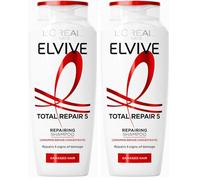 L’Oréal Elvive Full Restore 5 Shampoo 400ml (Pack of 2)