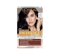 LOral Paris Excellence Crme Universal Nudes Ammonia Free Permanent Hair Dye, 2U Universal Darkest Brown