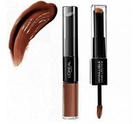 L Oreal Infallible Duo Lipstick Holding 24 Hours 117 Perpetual Brown New
