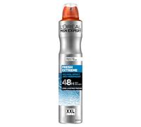 L’Oréal Men Expert Fresh Extreme XXL Anti-Perspirant Deodrant Spray, 48H Ultra-Absorbent Dry Effect, Instant Ice-Cool Sensation, Fresh For Longer, Alcohol-Free, 300ml