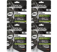 L’Oréal Men Expert Pure Carbon Purifying Face Mask 30g (Pack Of 4)