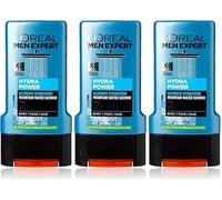 L’Oréal Men Expert Shower Gel Cool Power 300ml Set Of 3 Face Body Hair FREE POST
