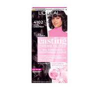L’Oréal Paris Ammonia Free Semi-Permanent Hair Dye, 4102 Cool Chestnut, Glossy Hair Colour, Natural Looking Finish, For up to 28 Shampoos, Casting Crème Gloss, 1 Application