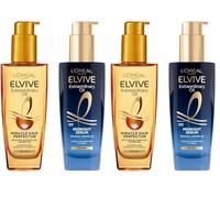L’Oréal Paris Elvive Extraordinary Oil Nourished Hair Treatment Set, Ultimate Day & Night Routine for Dry Hair, Bundle 2 x 100ml (Pack of 2)