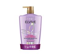 L’Oréal Paris Elvive Hydra Hyaluronic Moisture Boosting Shampoo, with Hyaluronic Acid, for Dry & Dehydrated Hair, Suitable for all hair textures, 1000ml
