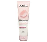 L’Oréal Paris Fine Flowers Gel Cream Wash, Cleanses, Purifies and Softens Skin, Suitable for Dry & Sensitive Skin, Rose and Jasmine, 150ml