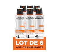 L’Oréal Paris L'Oréal Men Expert Hydra Energetic Deodorant Antiperspirant Extreme Sport, 6 x 150 ml