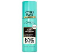 L’Oréal Paris Magic Retouch Instant Root Concealer Spray, Quick Grey Coverage, Easy Application, Shade: Dark Iced Brown, 75ml