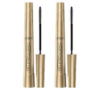 L’Oréal Paris Make-Up Designer Telescopic Black Lengthening Mascara with Flexible Brush to Define and Separate Lashes Without Clumping Black Color - 2 Cosmetics