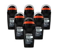 L 'Oréal Paris Men Expert Deodorant Roll-On 50 ml, Pack of 6