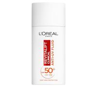 L’Oréal Paris Revitalift Clinical SPF 50+ Invisible UV Fluid, Protect, Prevent and Improve Ageing Signs, Non-Oily Formula for All Skin Tones, Advanced UV Protection and Antioxidant Vitamin C, 50ml