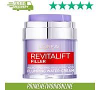 New L'Oreal Revitalift Filler Plumping Water-Cream Micro-Epidermic Hyaluronic Acid