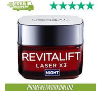 L’Oréal Paris Revitalift Laser 3x Action Day, Night, SPF25, Eye Cream 40+ Choose