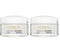 L’Oréal Paris Wrinkle Expert Anti-Wrinkle 55+ Night Cream, Reduces Wrinkle Appearance, Moisturise, Firms Skin, and Redefines Contours, Calcium, 50ml (Pack of 2)