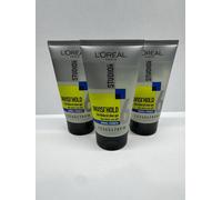 L’Oreal Studio Line Invisi Hold 6 Natural Clear Non Sticky Men Hair Gel 3x 150ml