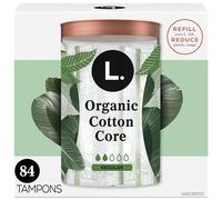 L. Organic Cotton Tampons - Regular 42 Count x 2 Pack (84 Count Total)