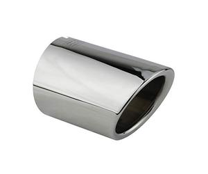L&P A284-1 exhaust trim tailpipe trim chrome stainless steel mirror polished plug & play exhaust trim for 65 mm tailpipes
