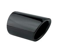 L&P A285-1 Exhaust Trim Black Chrome Stainless Steel Polished Plug & Play Tailpipe Trim Exhaust Trim for 65 mm Tailpipes