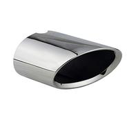 L&P A310 Exhaust Trim Tailpipe Trim Oval Stainless Steel Polished Chrome Compatible with 3 Series e90 e91 e92 e93 LCI Facelift Silver Plug Play Exhaust Trim OEM 18307618463 18302163710