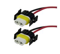 L&P B555 Pack of 2 H8 PGJ19-1 35 W to 100 W H11 PGJ19-2 Ceramic Socket Ceramic Lamp Socket for Incandescent Bulbs Lamps