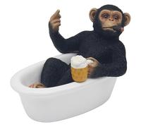L & P Home & Gifts Cheeky Monkeys Polyresin Cheeky Monkey Relax Figurines & Ornaments For Home & Office | Home Decor Accessories Statues For Indoor & Outdoor | Lovely Gifts for Women & Men