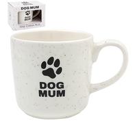 L & P Home & Gifts Just Saying Mugs & Gifts Stoneware Dog Mum Mug 470ml for Hot & Cold Drinks | Durable Coffee Cups for Home & Office | Easy-to-Hold Coffee Mugs for Beverages & Daily Use