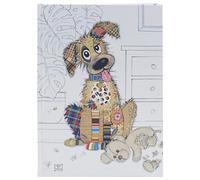 L & P Home & Gifts Lesser & Pavey A5 Notebook | Plain Journal Note Book For Office, School, Business & Daily Notes | Murphy Mutt Great Notebooks For Women & Men - Bug Art