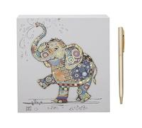 L & P Home & Gifts Lesser & Pavey Bug Art Eddie Elephant Memo Block Pad