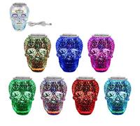 L & P Home & Gifts Lesser & Pavey Desire Aroma Skull Decor Table Lamp