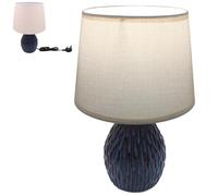 L & P Home & Gifts Lesser & Pavey Elements Blue Led Decor Table Lamp | Modern Styling, Elegant Finish, Soft Ambient Glow, Decorative Accent, Cozy Interior, Stylish Addition