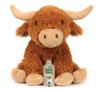 L & P Home & Gifts Lesser & Pavey Rpet pals Hughie sittin cow xl Teddy Bear For Kids | Made Up of Recycled Bottles | Stuffed Animal Soft Toys | Ideal For Birthday or Baby Gift