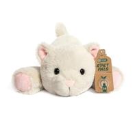 Lesser & Pavey Rpet Pals Kitty Laying Cat Teddy For Kids | Made Up of Recycled Bottles | Stuffed Animal Soft Toys | Ideal For Birthday or Baby Gift