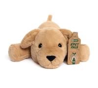 L & P Home & Gifts Lesser & Pavey Rpet Pals Muttley Laying Dog Teddy For Kids | Made Up of Recycled Bottles | Stuffed Animal Soft Toys | Ideal For Birthday or Baby Gift