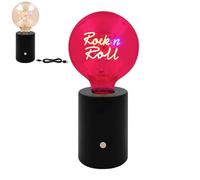 L & P Home & Gifts Lesser & Pavey Text Rock N Roll Led Decor Table Lamp