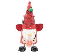 L & P Home & Gifts Ornaments, Metal, Ladybug Gnome, One Size