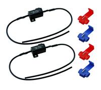 L&P junction box connector 2 pcs. B547-1 21W P21W PY21W W21W WY21W CanBus 25Watt 8 ohm load resistance LED SMD lamps without error message turn signals daytime running lights TFL reversing light 25w