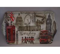 L&P The Leonardo Collection London Tray for Serving Dishes | Serving Trays for Kitchen Accessories | Lovely Serving Platter for Serving Food and Tea | Platters for Food Service