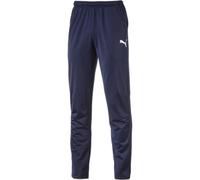 (L, Peacoat Blue/White) Puma Mens Liga Tapered Tracksuit Bottoms