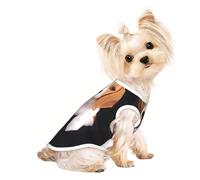 L Pet Breathable Sleeveless T-Shirt – Lightweight ovely Pet Dog Beagle Print Tank Top Outfit for Small Medium Dogs