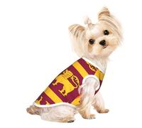 L Pet Breathable Sleeveless T-Shirt â€“ Lightweight Sri Lanka Flag Print Tank Top Outfit for Small Medium Dogs