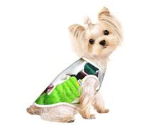 L Pet Breathable Sleeveless T-Shirt â€“ Soft Cow Patterns Print Stretchy Vest for Dogs & Cats, Lightweight Tank Top