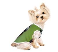 L Pet Breathable Sleeveless T-Shirt - Colorful Ladybird Print Stretchy Vest, Lightweight Tank Top for Small to Medium Pets