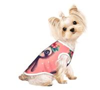 L Pet Breathable Sleeveless T-Shirt for Cats & Dogs – Lightweight Cute Sloth Print Tank Top with Stretchy