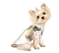 L Pet Breathable Sleeveless T-Shirt for Cats & Dogs â€“ Lightweight french poodle Print Tank Top with Stretchy