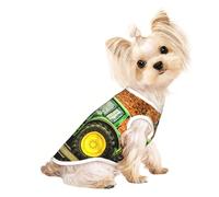 L Pet Breathable Sleeveless T-Shirt for Cats & Dogs â€“ Lightweight Tractor Theme Print Tank Top with Stretchy