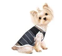 L Pet Breathable Sleeveless T-Shirt - Soft Cinema Movie Clapboard And Popcorn Print Stretchy Vest for Small Medium Dogs & Cats